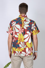 Ronnie Men's Aloha Shirt (Naupaka) - M