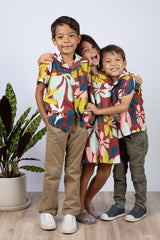 Mini Ronnie Aloha Shirt (Naupaka)