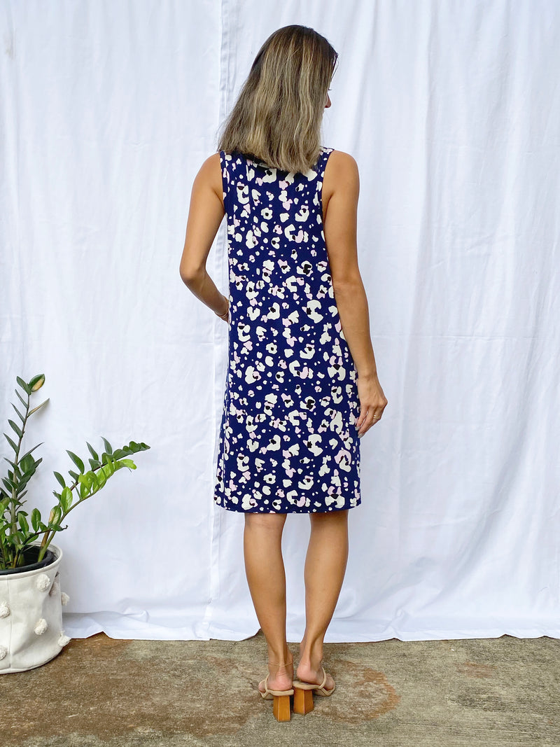 Avery Swing Dress (Moonlight Daze) - S