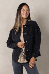 Classic Denim Jacket (Black Wash)
