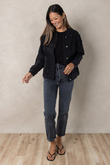 Classic Denim Jacket (Black Wash)