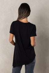Dillyn Assym Tee (Black)