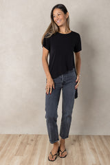 Dillyn Assym Tee (Black)