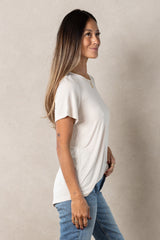 Dillyn Assym Tee (Off-White)