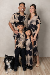 Mini Ronnie Aloha Shirt (Midnight Kalo)