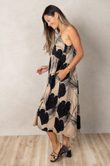 Marni Midi Dress (Midnight Kalo)