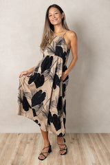 Marni Midi Dress (Midnight Kalo)