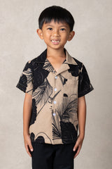Mini Ronnie Aloha Shirt (Midnight Kalo)