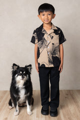 Mini Ronnie Aloha Shirt (Midnight Kalo)