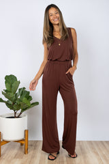 Parker High-Waist Pant (Chocolate)