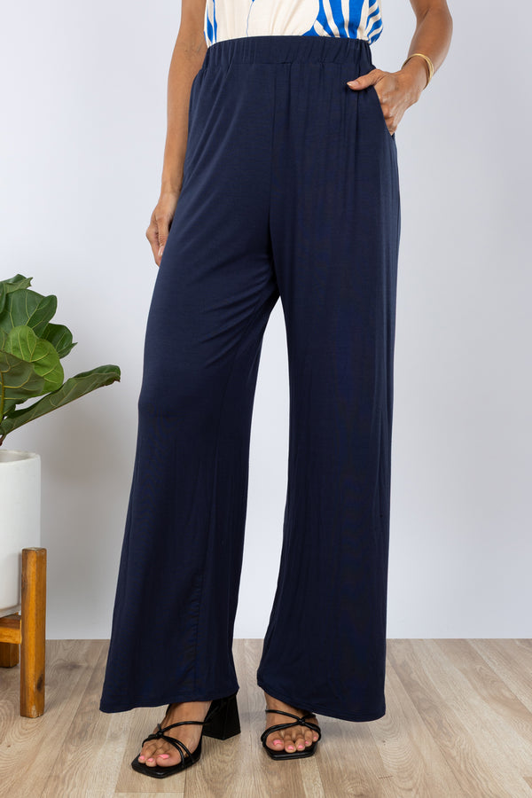 Parker High-Waist Pant (Navy)