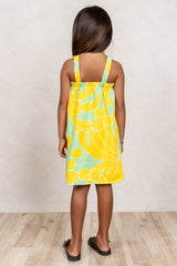 Mini Miki Jumper Dress (Sunshine Palm)