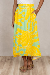 Rie Skirt (Sunshine Palm)