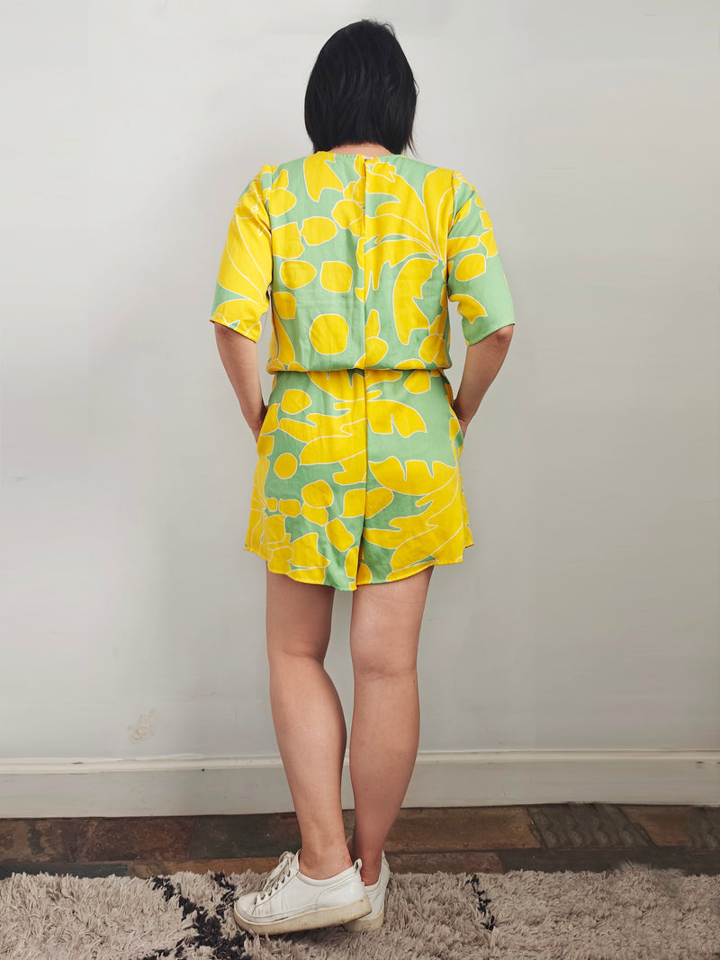 Jill Romper (Sunshine Palm)