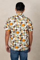 Ronnie Men's Aloha Shirt (Nishime Linen)