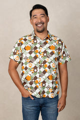 Ronnie Men's Aloha Shirt (Nishime Linen)