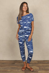 Carmen Jogger (Indigo Waves)