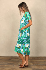 Connor V-Neck Midi Dress (Wild + Free)