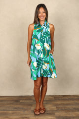 Lani Button Down Tank Dress (Wild + Free)