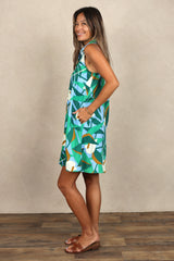 Lani Button Down Tank Dress (Wild + Free)