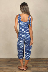 Paisley Jumpsuit (Indigo Waves)
