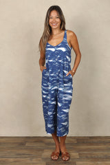 Paisley Jumpsuit (Indigo Waves)