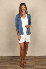 Sandy Cardigan (Denim Blue)