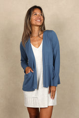 Sandy Cardigan (Denim Blue)