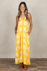 Aya Halter Maxi (Golden Lei)