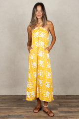 Aya Halter Maxi (Golden Lei)