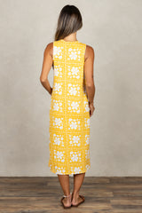 Chris Midi Tank Dress (Golden Lei)