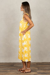 Chris Midi Tank Dress (Golden Lei)