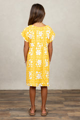 Mini Kelcie Dress (Golden Lei)