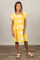 Mini Kelcie Dress (Golden Lei)