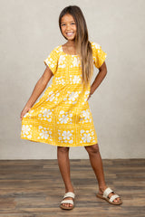 Mini Kelcie Dress (Golden Lei)