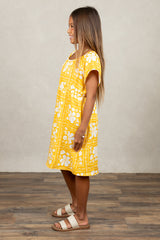 Mini Kelcie Dress (Golden Lei)