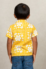 Mini Ronnie Aloha Shirt (Golden Lei)