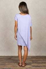 Sienna Asymmetrical Dress (Lavender)