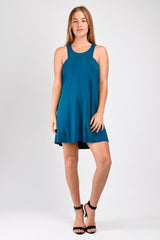 Danica Racer Back Dress (Teal) - S