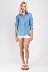 Sloane Button-Down Shirt (Lt. Denim) - M
