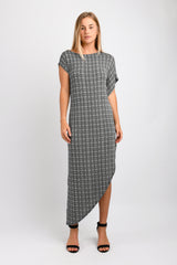 Lola Dress (Black Hexagon) - L