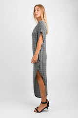 Lola Dress (Black Hexagon) - L