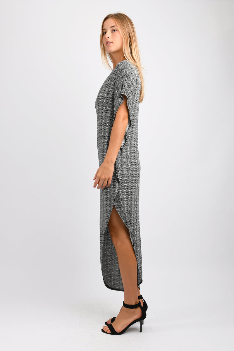 Lola Dress (Black Hexagon) - L