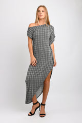 Lola Dress (Black Hexagon) - L