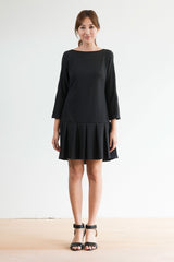 Wimbledon Dress (Black) - XS