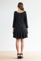 Wimbledon Dress (Black) - XS
