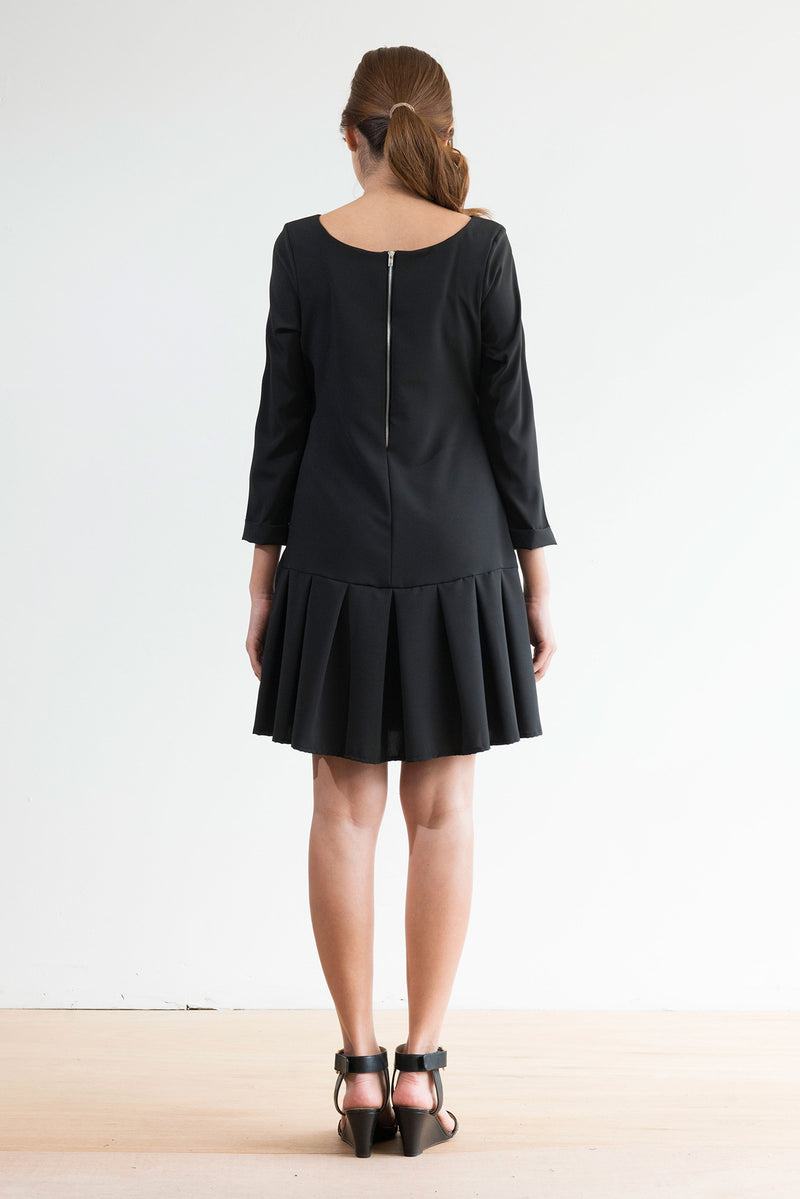 Wimbledon Dress (Black) - XS