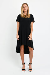 Mariella Dress (Gray Stripe) - S