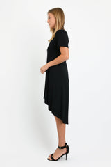 Mariella Dress (Gray Stripe) - S