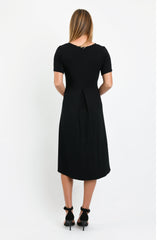 Mariella Dress (Gray Stripe) - S